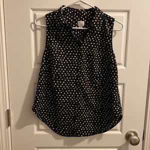 Button-up Collared Tank